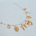 Big Heart 7 Charm Bracelet