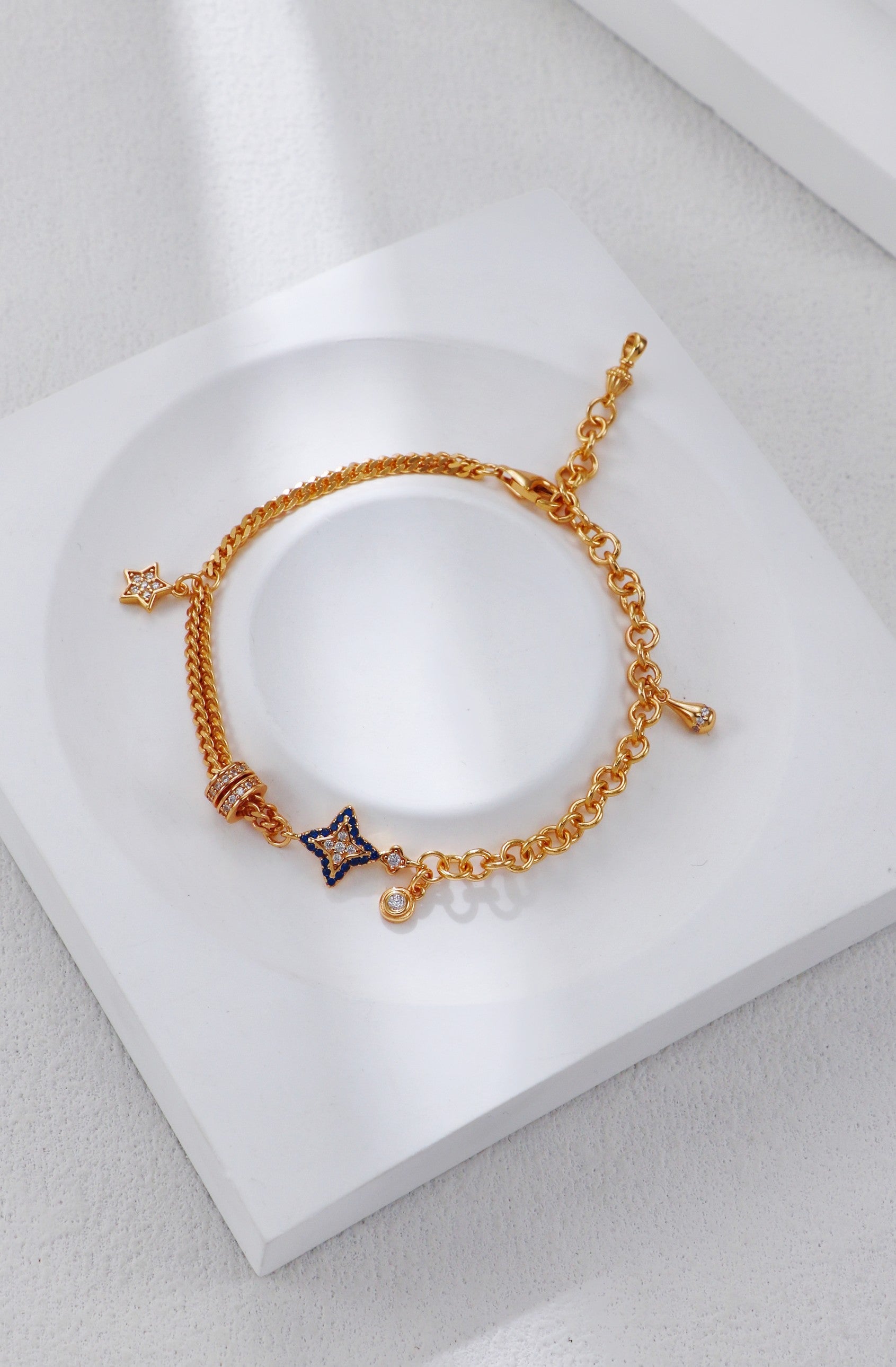 Celestial Star Charm Bracelet